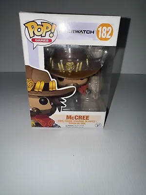 Overwatch McCree #182 Funko Pop  Vinyl Figur Figure Activision Blizzard VAULTED  • $42