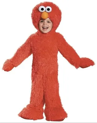 Elmo Deluxe Plush Costume Toddler 12-18 Months Sesame Street Halloween • $39.99