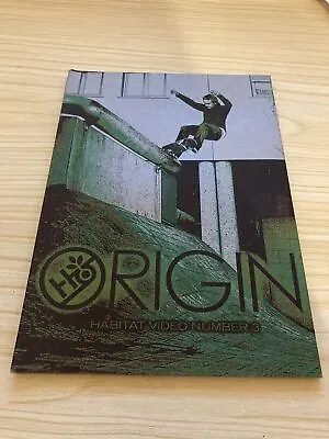 Habitat Origin DVD - Rare Vintage Skateboard DVD • £15