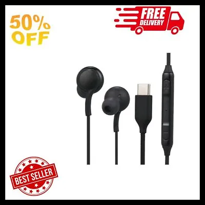 USB TYPE C EARPHONES HEADPHONES FOR SAMSUNG GALAXY NOTE10 S10S20S21 S22 Ultra✅ • £3.99