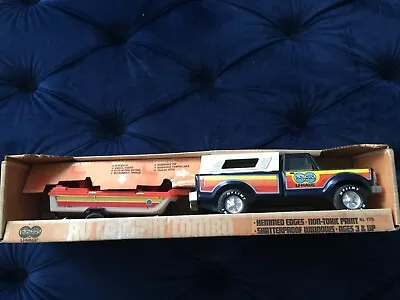 Rare 1980 Vintage Nylint 1175 The U-haul Promo Ford F150 Ranger Fishing Boat • $199.99