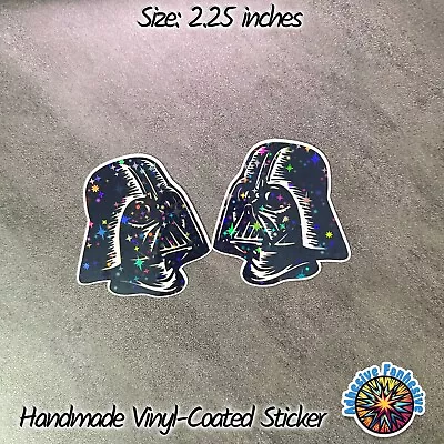 Darth Vader Helmet Holographic Sketch Star Wars Vinyl Coated Sticker • £1.73