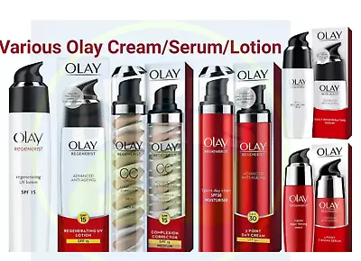 Various Olay Regenerist Serums / Creams & Lotions • £16.97