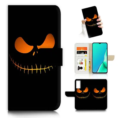 ( For Oppo A57 / A57S ) Wallet Flip Case Cover AJ23901 Halloween • $13.99