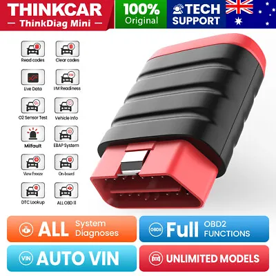  2024 THINKCAR Full System Diagnostic Scanner OBD2 Bluetooth Car Code Reader AU • $59.99