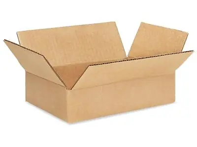1-100 8x6x4  Uline  Cardboard Packing Mailing Shipping Corrugated Box Cartons • $10.95