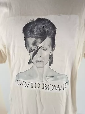 NEW With TAGS David Bowie The Duffy Archive Natural T-Shirt Long Length • $26