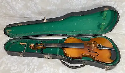 Vintage Violin Double Purfling Maggini Style W/ Case No Label 3/4 Size • $367.20