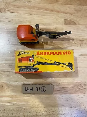 Tekno Akerman 610 Construction 860 New In Box Rare Foreign Toy Digger • $421.50