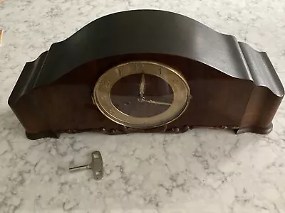 Antique  Art Deco MCM Mauthe German Mantle Clock • $199
