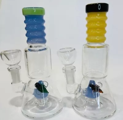 Beehive Mini Beaker Tobacco Bubbler Bong Hookah Water  Pipe W/Cone Showerhead • $12.95