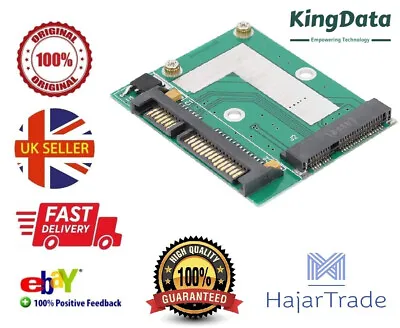 MSATA SSD To 2.5'' SATA 6.0 GPS Adapter Converter Card Module Board Pad PCIe UK • £3.94