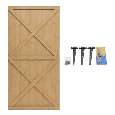 Pressure Treated Wooden Garden Gate Flat Top Pedestrian Gate Pine Door Latch Kit • £89.95