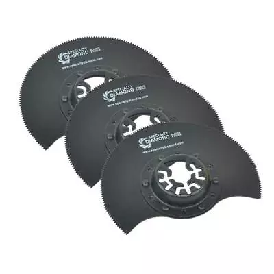 Versa Tool MB3J 80mm HSS Semi-Circular Multi-Tool Saw Blades 3/Pk • $37.01