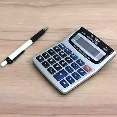 £6.49 • Buy 8 Digit Display Large Button Desktop Calculator ForHome Office School Stationery