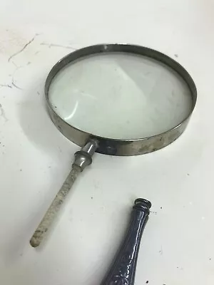 Antique Bausch And Lomb Magnifier With F&B Sterling Silver Handle • $249.99