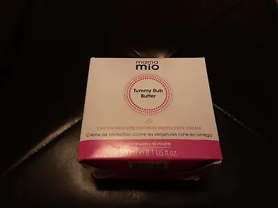 NIB - Mama Mio Tummy Rub Butter Scar & Stretch Mark Protection Cream - 8.1 Oz. • $29.95
