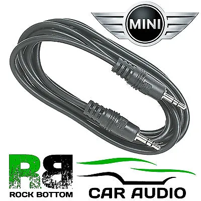 MINI COOPER S CLUBMAN ONE COUPLE 3.5mm IPod IPhone MP3 AUX IN Car Lead Cable • £3.95