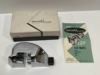 Vintage Dexter Mat Cutter  w Original Box And Blades • $12