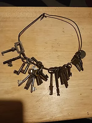 Old Vintage Antique Skeleton Keys Lot • $9.50