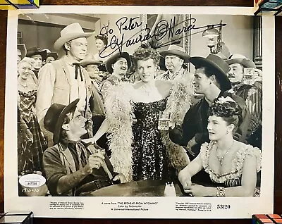 Maureen O'Hara Signed Redhead From Wyoming 8x10 Autographed Promo Photo JSA COA • $259.99