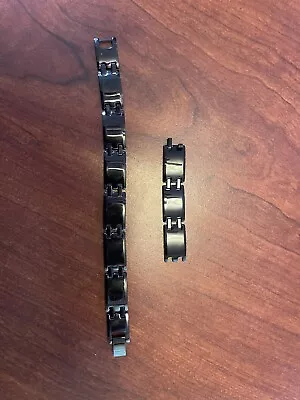 Tungsten Magnetic Bracelet Black Extra Links • $20