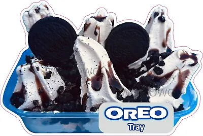 Ice Cream Van Sticker Oreo Crumbs Tray Whippy Ice Creams Stickers Trailer Decals • £2.95