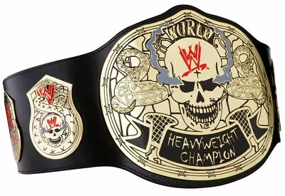 WWE Skull Championship Wrestling Title Belt 100 % Geniune • $236