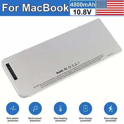 6 Cells A1280 Battery For Apple MacBook 13  A1278 2008 MB771 MB771*/A MB466*/A • $23.99