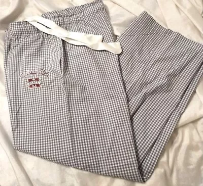 Concepts Women's MISSISSIPPI STATE MSU Gray Check Pajama Bottoms Size XL • $7.99