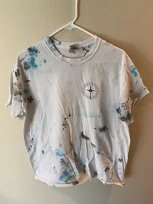 30 Seconds To Mars Tie Dye Logo T-Shirt Size Large • £23.75