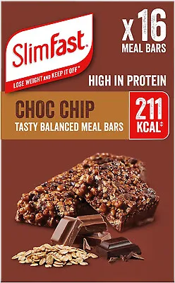 £24.99 • Buy SlimFast Meal Replacement Bar Choc Chip (16 X 60g) BBE 07/23