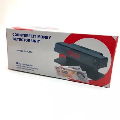 Counterfeit Money Detector Unit Ultraviolet Quick Release Bulb RoHS Approved • £21.95