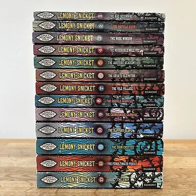 Lemony Snicker A Series Of Unfortunate Events The Complete Set 1-13 Books • £25.99