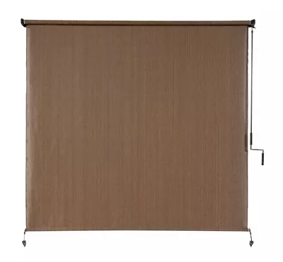 🔥Coolaroo 474768 6ft X 6ft Exterior Roller Shade - 72”x72” Porch/Deck - Mocha • $79