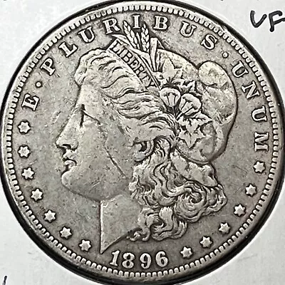 1896 O Morgan Silver Dollar Vf/xf Details Ig 0214-17 • $69.95