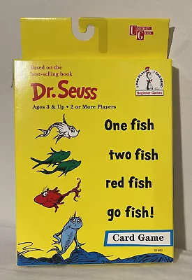 Dr. Seuss - One Fish. Two Fish. Red Fish. Go Fish. Vintage Card Game NEW SEALED • $19.99