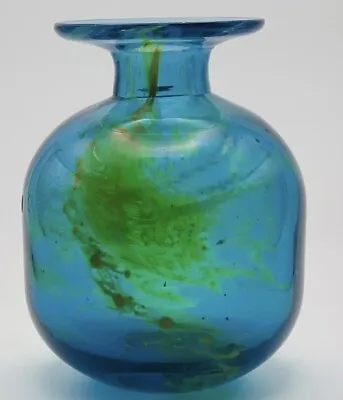 Mdina ?? Malta Glass Sea & Sand Carafe Vase • £28