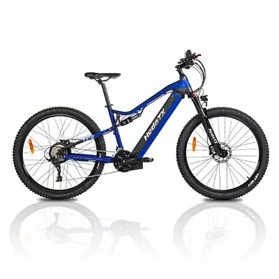 Electric Bicycle Ebike 27.5inch E-Mountain Bike 500W 48V City EMTB 27-Speed Blue • $753.99