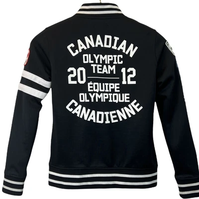$75 • Buy HBC 2012 LONDON Olympics Womens Size M Team Canada Replica Podium Track Jacket 