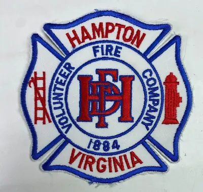 Hampton Volunteer Fire Company Virginia VA Patch S10 • $10.52