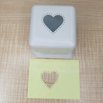 Martha Stewart 2 Pc Magnetic Paper Punch Heart All Over Page Scrapbook  • $24.99
