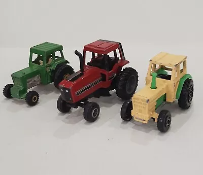 Job Lot X 3 Tractors ERTL Matchbox Majorette. • £6