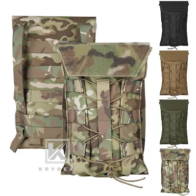 KRYDEX Hydration Carrier Modular Pack Outdoor MOLLE BACK Panel For Tactical Vest • $24.95