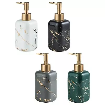 Modern Soap Dispenser Lotion Bottle Marble Pattern For Bathroom Accessories • $30.61