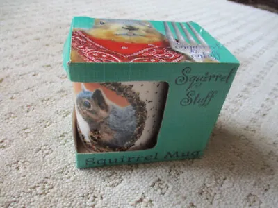 Vintage Squirrel Stuff   Got Seed ?    Coffee Mug New In Box * • $9.99