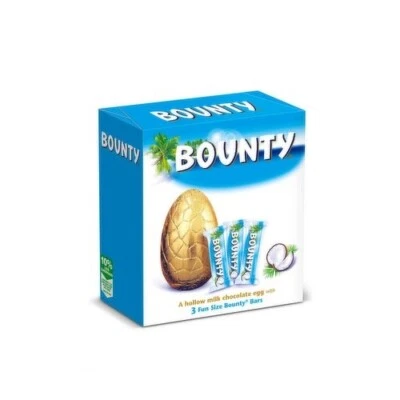 £9.99 • Buy BOUNTY COCONUT MILK CHOCOLATE EASTER EGG WITH 3 FUN 268g-Large Easter Egg 2023