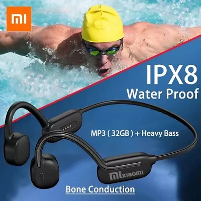 Xiaomi 2024 Bone Conduction Bluetooth Wireless IPX8 Waterproof 32GB MP3. • $89.99