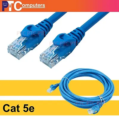 $10.50 • Buy 10m/15m/20m/30m/40m/50m Cat5/ Ethernet Lan Network Cable Cat 5e RJ45 Patch Cord