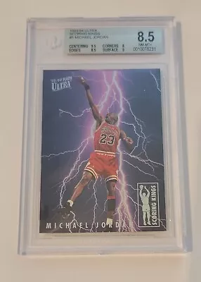 93 94 Ultra Scoring Kings Michael Jordan #5 Bgs 8.5 Free Shipping • $1400